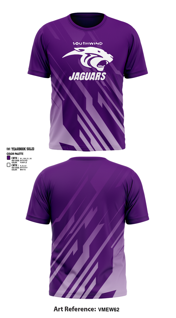 Southwind Jaguars " Shelby Youth Sports" 40717875 Short Sleeve Performance Shirt - 1