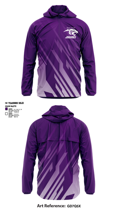 Southwind Jaguars " Shelby Youth Sports" 40717875 Windbreaker - 1