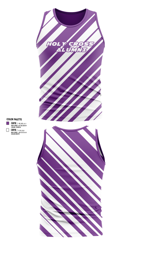 Mens Track Singlet, Holy Cross Alumni, Track & Field, Teamtime, Team time, sublimation, custom sports apparel, team uniforms, spirit wear, spiritwear, sports uniforms, custom shirts, team store, custom team store, fundraiser sports, apparel fundraiser