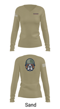 Indy Radio Platoon 10234991 Women's Long Sleeve V-neck Shirt - 97
