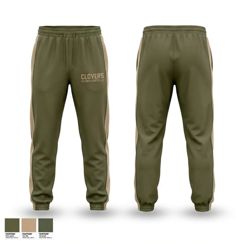 Sweatpants, Clovers Clean Streets LLC, , Teamtime, Team time, sublimation, custom sports apparel, team uniforms, spirit wear, spiritwear, sports uniforms, custom shirts, team store, custom team store, fundraiser sports, apparel fundraiser