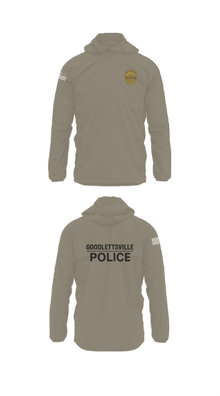 Windbreaker, Goodlettsville Police Department, Police, Teamtime, Team time, sublimation, custom sports apparel, team uniforms, spirit wear, spiritwear, sports uniforms, custom shirts, team store, custom team store, fundraiser sports, apparel fundraiser