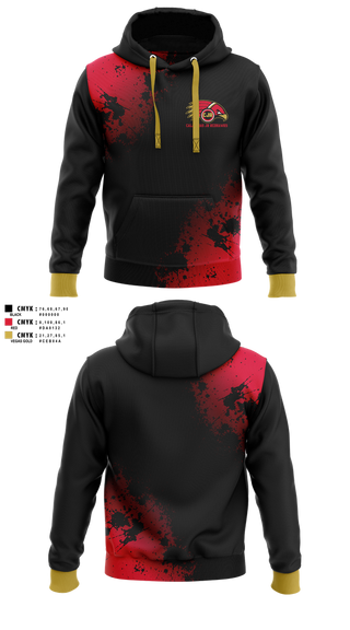 Hoodie, Calaveras Jr RedHawks, , Teamtime, Team time, sublimation, custom sports apparel, team uniforms, spirit wear, spiritwear, sports uniforms, custom shirts, team store, custom team store, fundraiser sports, apparel fundraiser