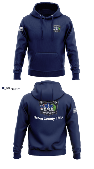 Hoodie, Greene County EMS, EMS/EMT, Teamtime, Team time, sublimation, custom sports apparel, team uniforms, spirit wear, spiritwear, sports uniforms, custom shirts, team store, custom team store, fundraiser sports, apparel fundraiser
