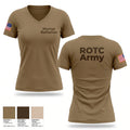 Hornet Battalion 92329133 Women's Short Sleeve V-neck Shirt - 1