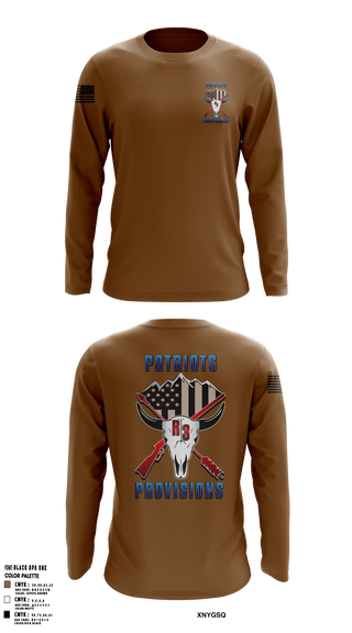 Patriots Provisions LLC 41606717 Long Sleeve Performance Shirt 1