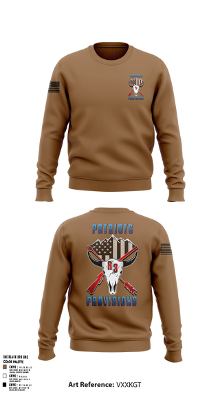 Patriots Provisions LLC 41606717 Crew Neck Sweatshirt - 1