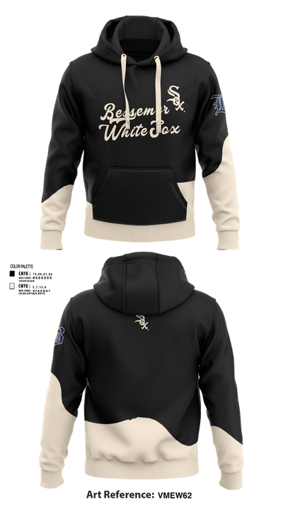 Bessemer WhiteSox 89464776 Hoodie - 3