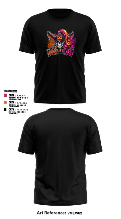 Dugout divas 33189560 Short Sleeve Performance Shirt - 9
