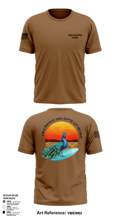 NIOC PACIFIC FCPOA 79228175 Short Sleeve Performance Shirt - 1