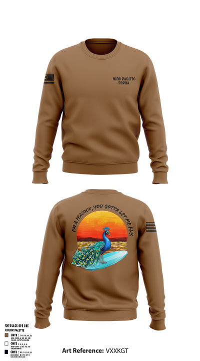 NIOC PACIFIC FCPOA 79228175 Crew Neck Sweatshirt - 1