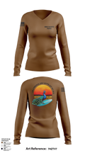 NIOC PACIFIC FCPOA 79228175 Women's Long Sleeve V-neck Shirt - 1