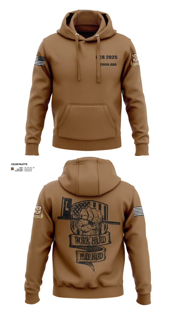 Hoodie, 1/204th ADA, , Teamtime, Team time, sublimation, custom sports apparel, team uniforms, spirit wear, spiritwear, sports uniforms, custom shirts, team store, custom team store, fundraiser sports, apparel fundraiser