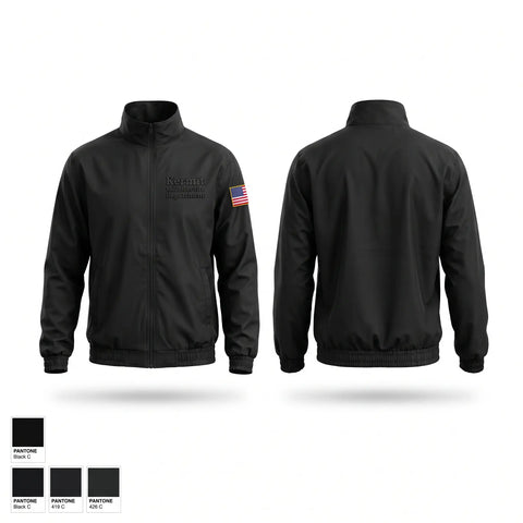 Windbreaker, Kermit volunteer Fire Department, Fire Department, Teamtime, Team time, sublimation, custom sports apparel, team uniforms, spirit wear, spiritwear, sports uniforms, custom shirts, team store, custom team store, fundraiser sports, apparel fundraiser