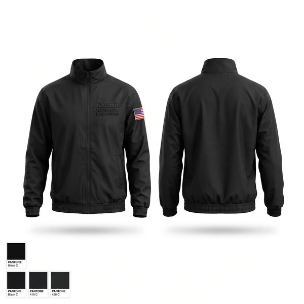 Windbreaker, Kermit volunteer Fire Department, Fire Department, Teamtime, Team time, sublimation, custom sports apparel, team uniforms, spirit wear, spiritwear, sports uniforms, custom shirts, team store, custom team store, fundraiser sports, apparel fundraiser