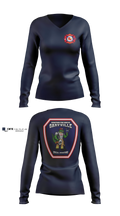 Marathon Fire Rescue Women's Long Sleeve V-neck Shirt - 24
