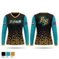 B2B Elite Women's Long Sleeve V-neck Shirt - 1