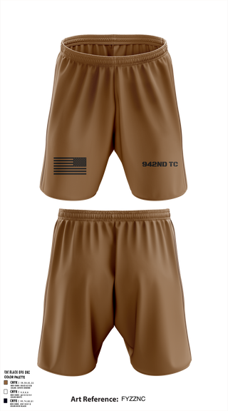 942nd TC Athletic Shorts With Pockets - 1