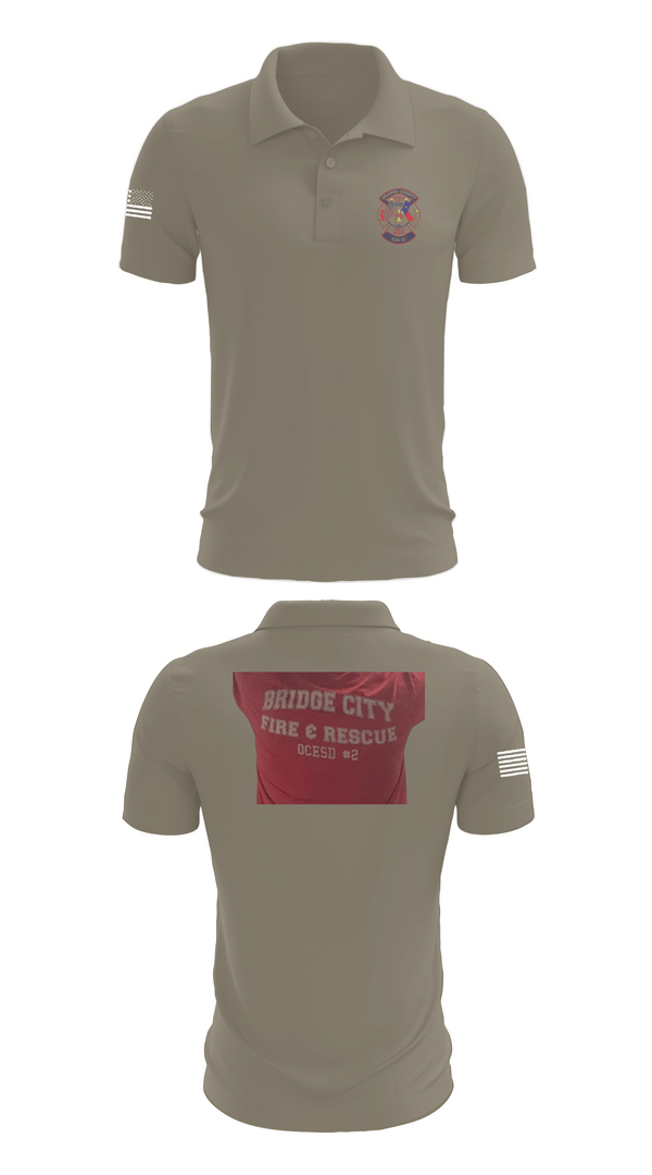 Short Sleeve Performance Polo, Bridge City Fire Department, Fire Department, Teamtime, Team time, sublimation, custom sports apparel, team uniforms, spirit wear, spiritwear, sports uniforms, custom shirts, team store, custom team store, fundraiser sports, apparel fundraiser