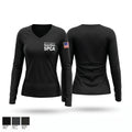State Humane Services, Guardian SPCA 14700985 Women's Long Sleeve V-neck Shirt - 1