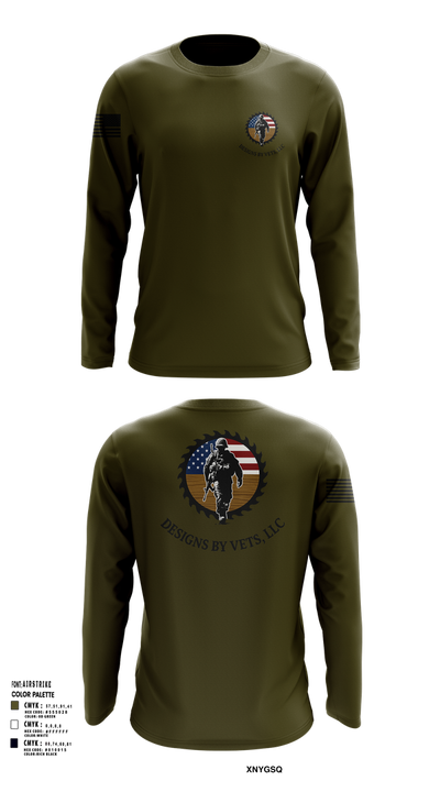 Designs By Vets 85600951 Long Sleeve Performance Shirt 101