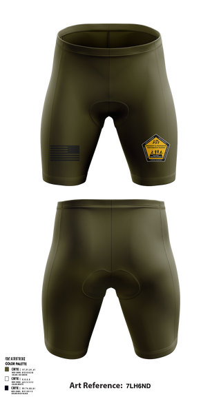 Army Reserve H2F 41377310 Men's Compression Shorts - 2