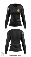 P3T H2F 41377310 Women's Long Sleeve V-neck Shirt - 3