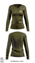 P3T H2F 41377310 Women's Long Sleeve V-neck Shirt - 4