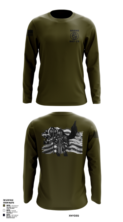 OCS BRAVO CO 002-25 55485287 Long Sleeve Performance Shirt 1