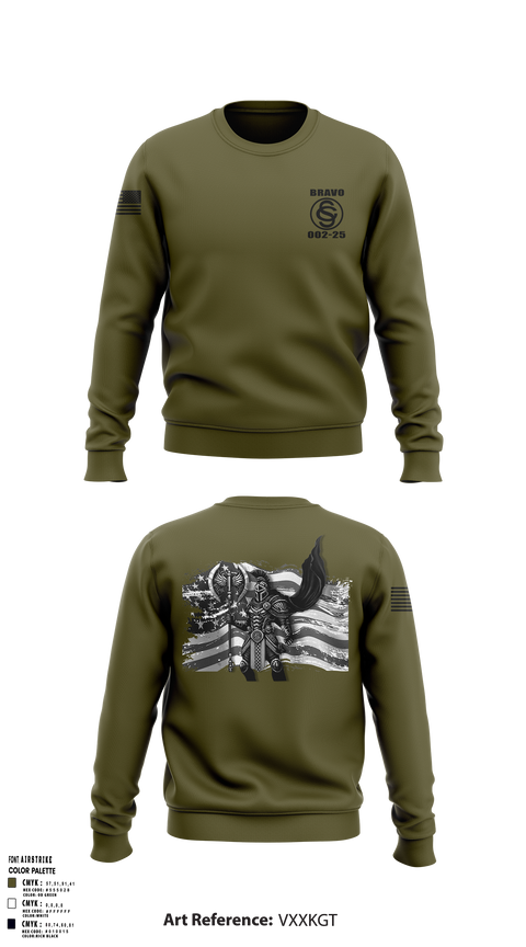 OCS BRAVO CO 002-25 55485287 Crew Neck Sweatshirt - 1