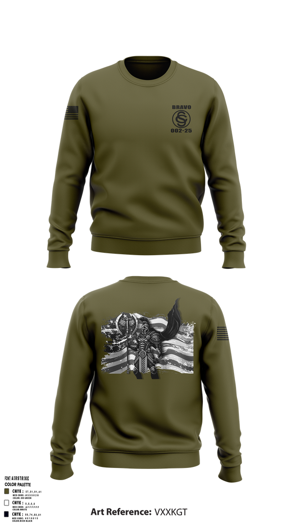 OCS BRAVO CO 002-25 55485287 Crew Neck Sweatshirt - 1