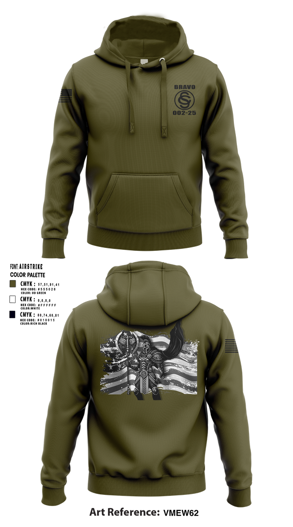 OCS BRAVO CO 002-25 55485287 Hoodie - 1