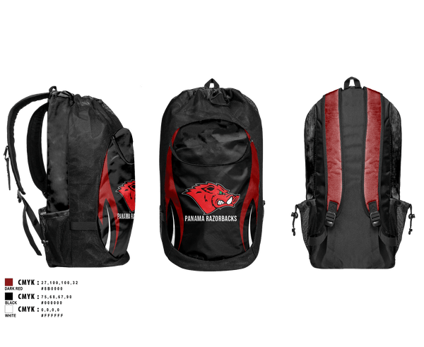 Gear Bag, Panama Razorbacks, , Teamtime, Team time, sublimation, custom sports apparel, team uniforms, spirit wear, spiritwear, sports uniforms, custom shirts, team store, custom team store, fundraiser sports, apparel fundraiser