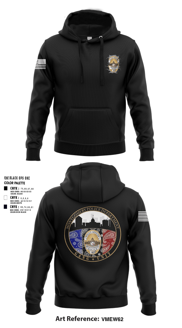 GANG UNIT 60178132 Hoodie - 1