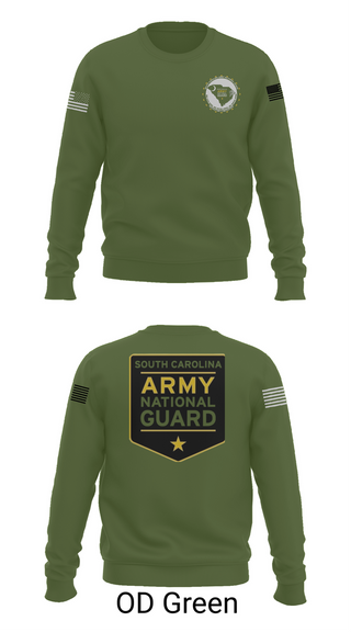 Crew Neck Sweatshirt, Scarng, National Guard, Teamtime, Team time, sublimation, custom sports apparel, team uniforms, spirit wear, spiritwear, sports uniforms, custom shirts, team store, custom team store, fundraiser sports, apparel fundraiser