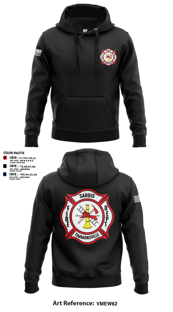 Hoodie, Sardis-Timmonsville fire department station 1, , Teamtime, Team time, sublimation, custom sports apparel, team uniforms, spirit wear, spiritwear, sports uniforms, custom shirts, team store, custom team store, fundraiser sports, apparel fundraiser