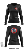 Station 19 Women's Long Sleeve V-neck Shirt - 101