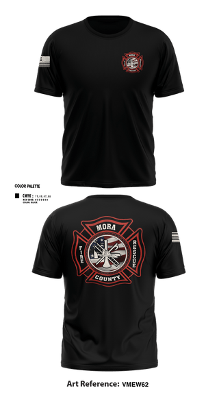 Short Sleeve Performance Shirt, Mora county fire, Fire Department, Teamtime, Team time, sublimation, custom sports apparel, team uniforms, spirit wear, spiritwear, sports uniforms, custom shirts, team store, custom team store, fundraiser sports, apparel fundraiser