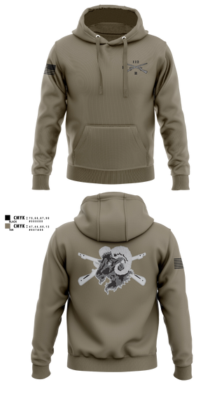 Hoodie, Blacksheep Company, 1-112th Infantry, Army, Teamtime, Team time, sublimation, custom sports apparel, team uniforms, spirit wear, spiritwear, sports uniforms, custom shirts, team store, custom team store, fundraiser sports, apparel fundraiser
