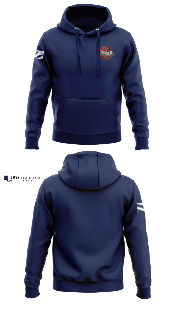 Hoodie, Pleasant Hill Fire District, Fire Department, Teamtime, Team time, sublimation, custom sports apparel, team uniforms, spirit wear, spiritwear, sports uniforms, custom shirts, team store, custom team store, fundraiser sports, apparel fundraiser