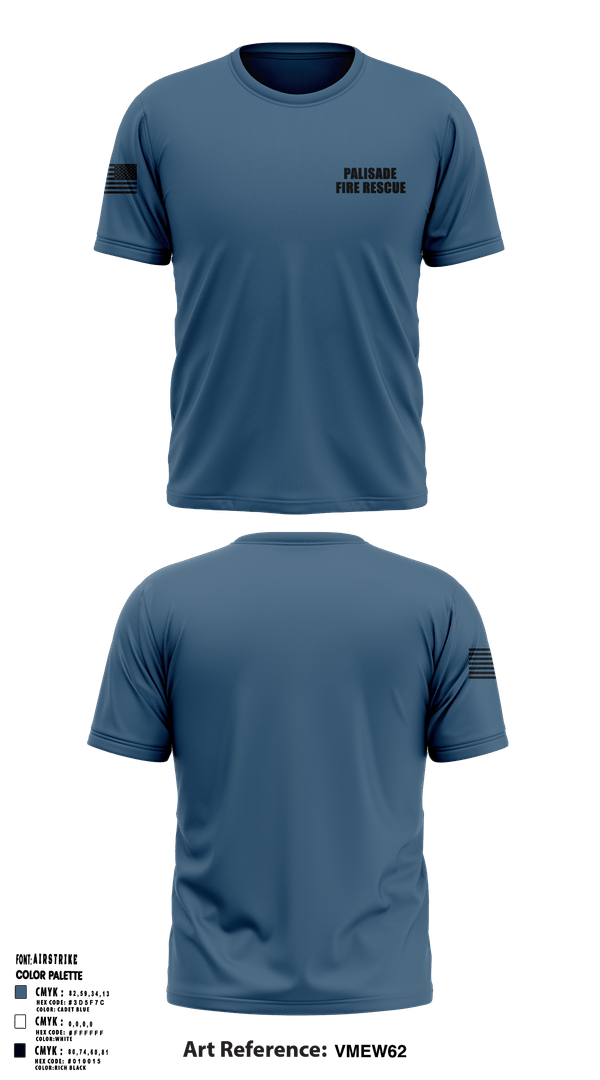 Old School Cotton Feel Shirt, Palisade Fire Rescue, EMS/EMT, Teamtime, Team time, sublimation, custom sports apparel, team uniforms, spirit wear, spiritwear, sports uniforms, custom shirts, team store, custom team store, fundraiser sports, apparel fundraiser