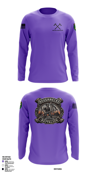 486th Civil Affairs Battalion Long Sleeve Performance Shirt- 1