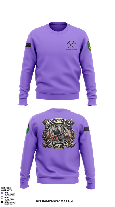 486th Civil Affairs Battalion Crew Neck Sweatshirt - 1