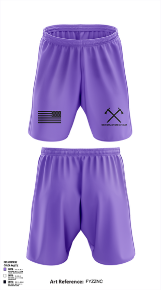 486th Civil Affairs Battalion Athletic Shorts With Pockets - 1