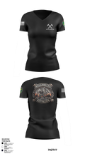 486th Civil Affairs Battalion Women's Short Sleeve V-neck Shirt - 2