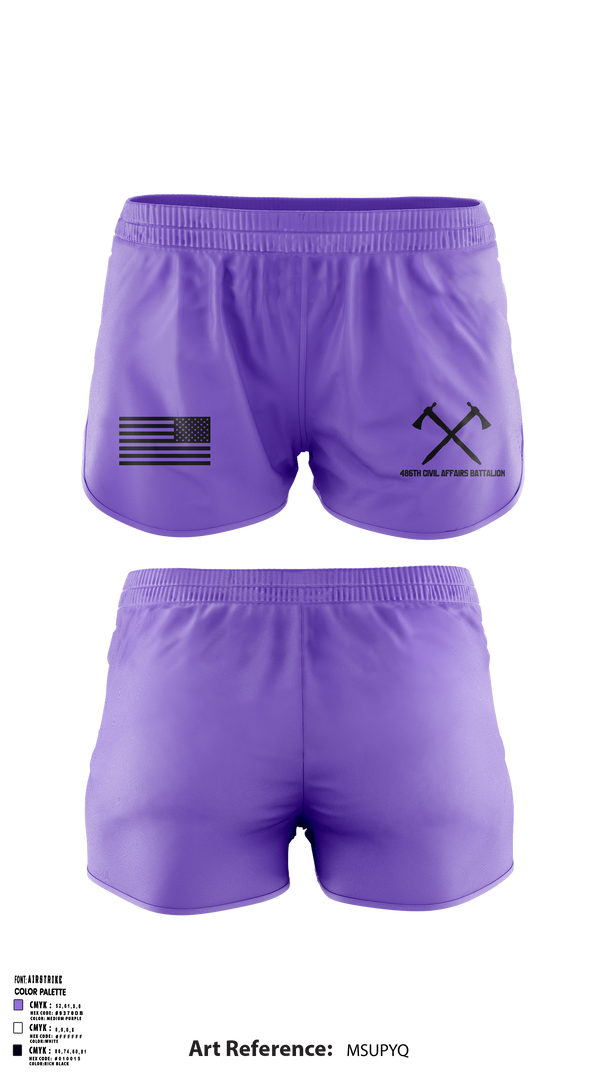 486th Civil Affairs Battalion Ranger Panties - 1