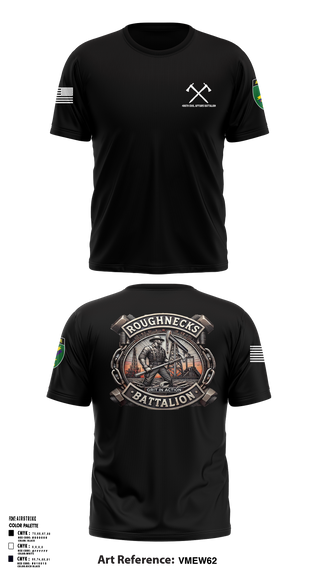 486th Civil Affairs Battalion Old School Cotton Feel Shirt - 2