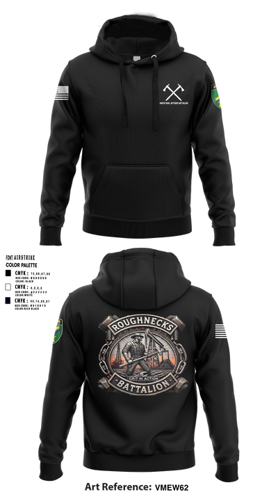 486th Civil Affairs Battalion Hoodie - 2