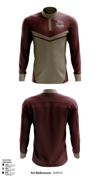 Tehillah Christian Academy 71436113 Quarter Zip Jacket - 1