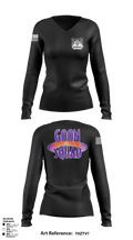 GOON SQUAD Women's Long Sleeve V-neck Shirt - 1